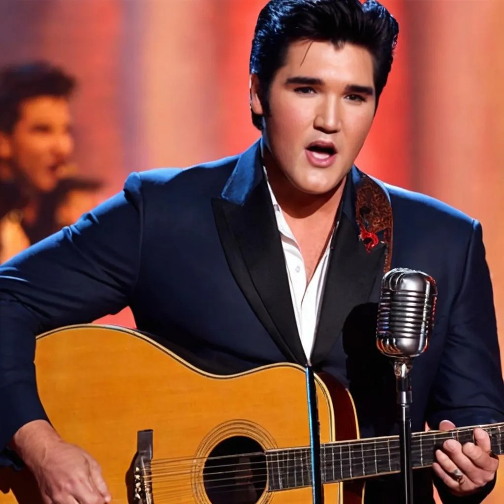 ELVIS Comes Back to Perform with Simon Cowell, Sofia Vergara, and Heidi ...